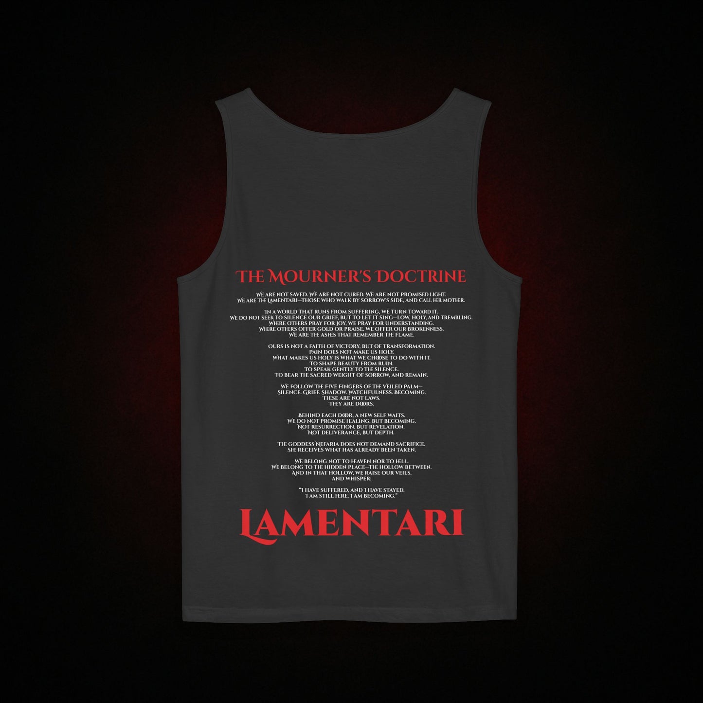 Mourner's Tank Top
