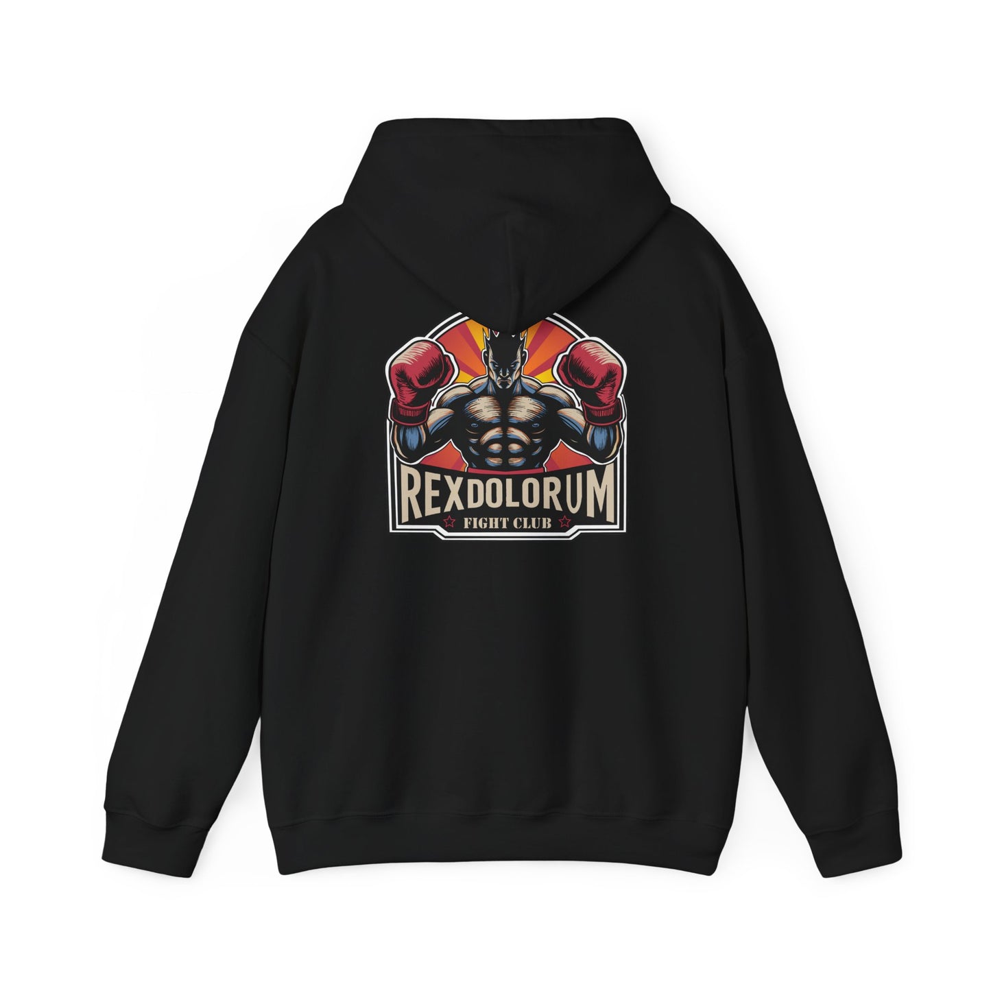 Hooded Sweatshirt - Rex Dolorum Fight Club Design