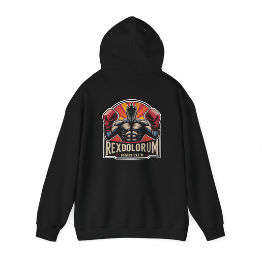 Hooded Sweatshirt - Rex Dolorum Fight Club Design