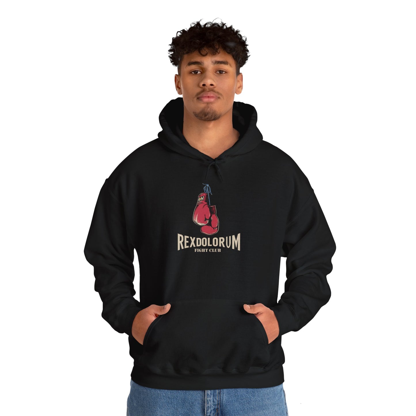 Hooded Sweatshirt - Rex Dolorum Fight Club Design