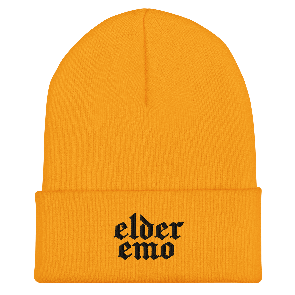 Elder Emo Embroidered Beanie