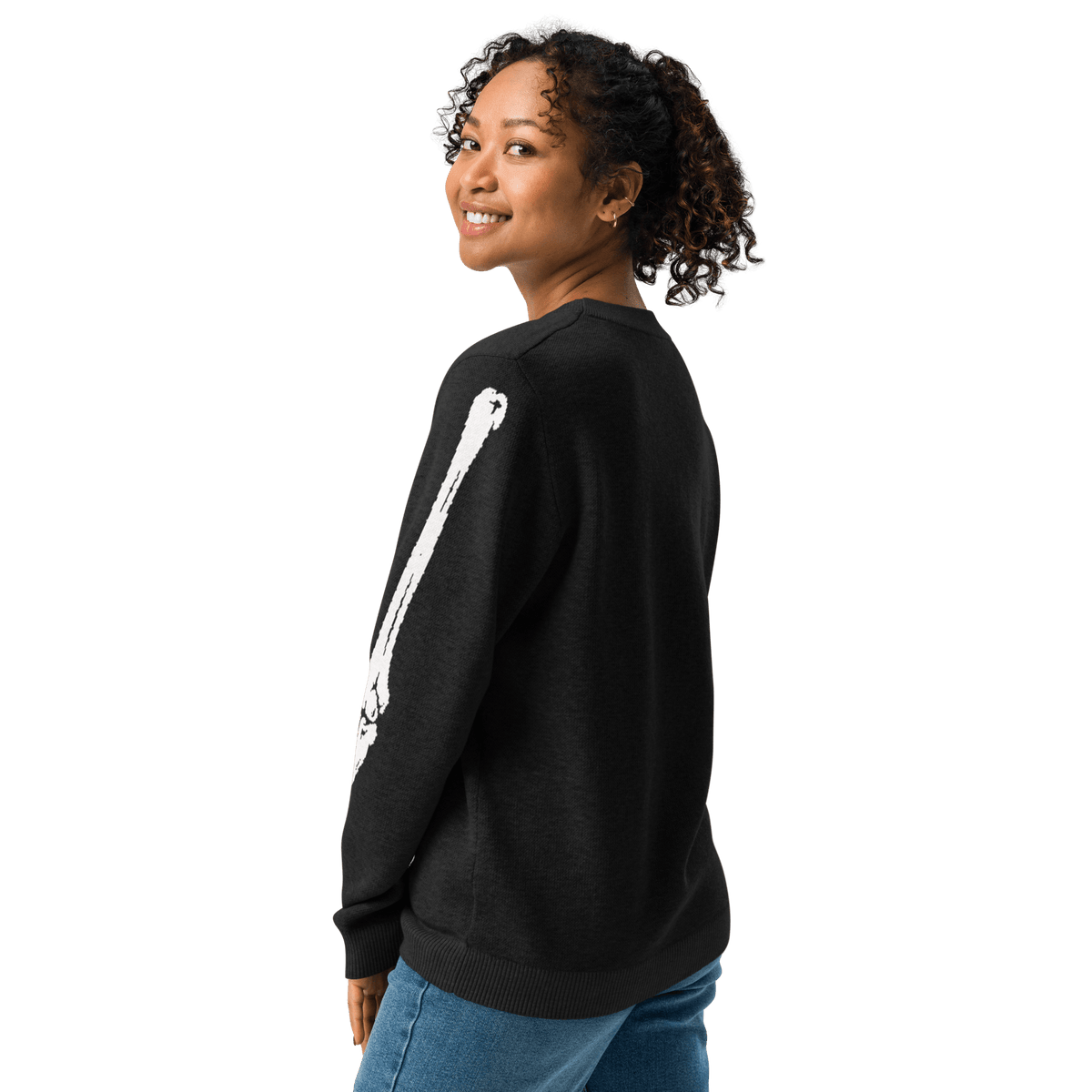 Skeleton Squad Knit Crew Neck Sweater